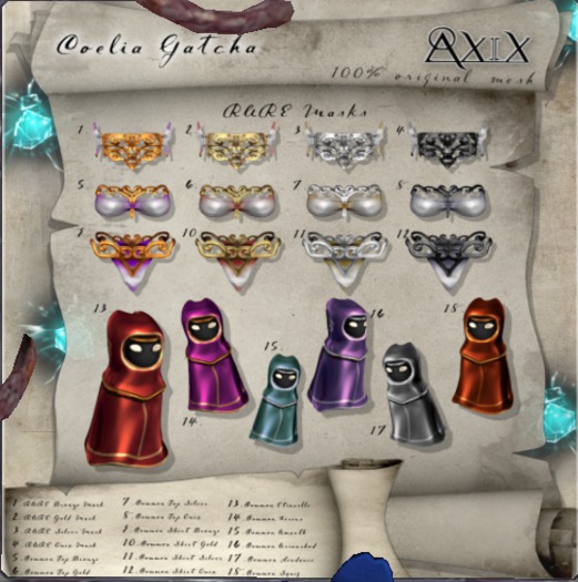 ::Axix:: Coelia Mask Onix RARE