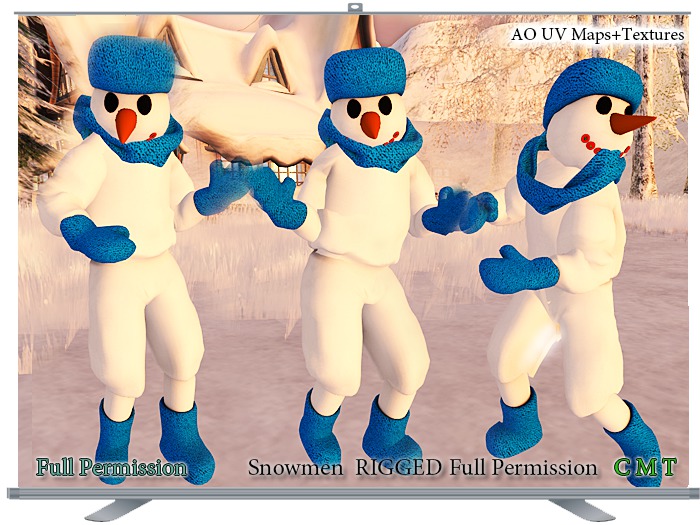Snowmen rigged Full Permission