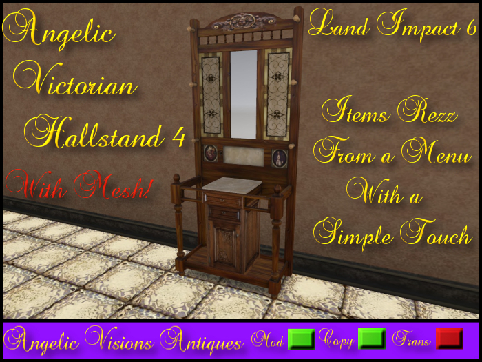 Angelic Victorian Hallstand 4 