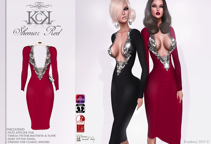 :::KC::: Shemar Dress Red