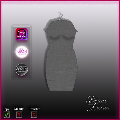 *E.D.* Cage Me ~ Grey ~ Shopping Tote (Add)