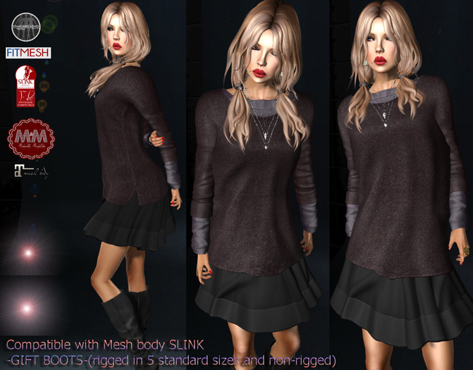 M&M-CADY TOP AND SKIRT