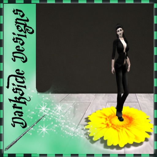 Yellow Flower Floor Spinner