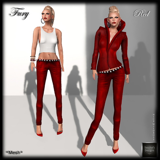 SAS - Fury Red Outfit (Mesh)