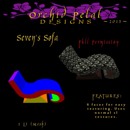 -OPd Mesh- Seven's Sofa(FP) (boxed)