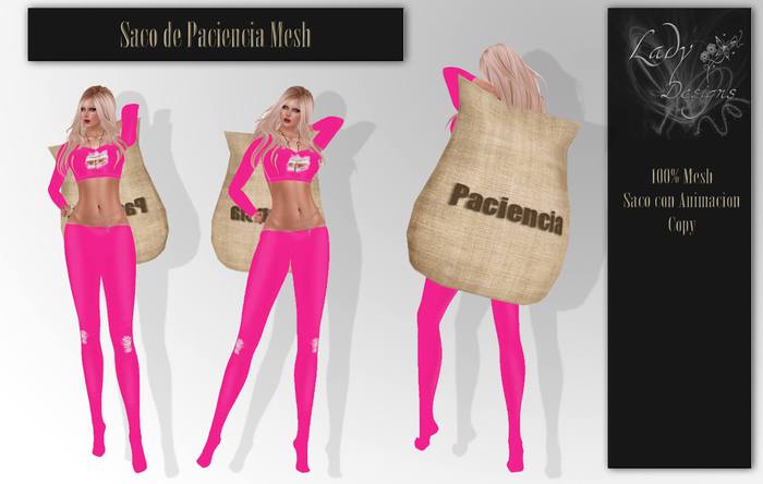 Lady Designs - Saco de Paciencia Mesh