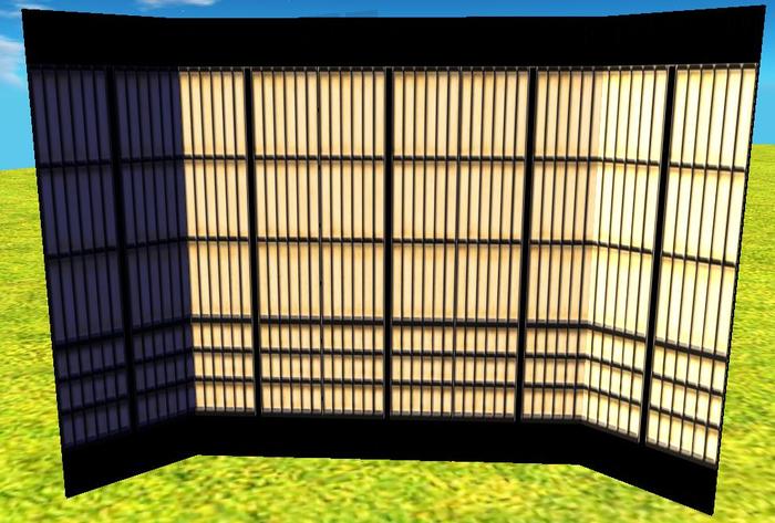 Japanese Wooden Screen