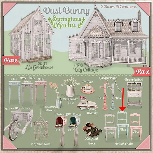 dust bunny . delilah chair . blue