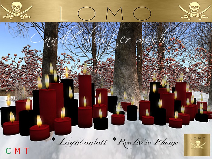 [ IBAN ] MESH OLD CANDLE CLUSTER GOTHIC