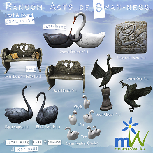Swans Embrace ULTRARARE