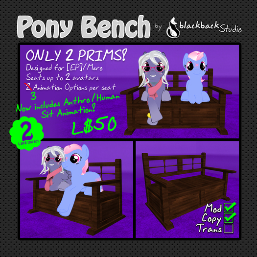 [bbS] Pony Bench