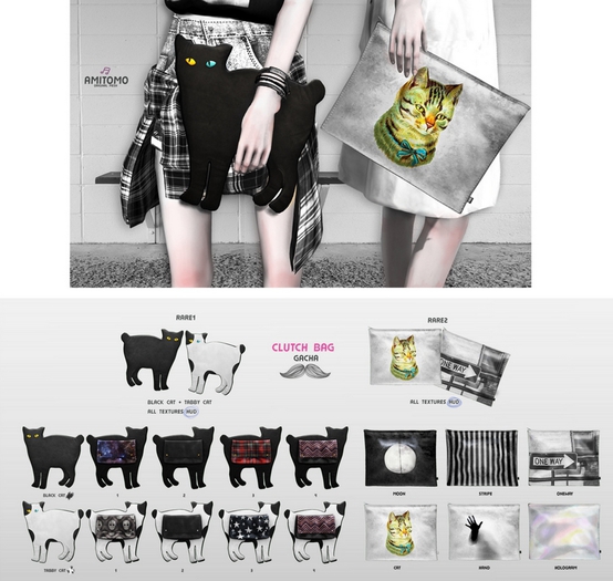 AMITOMO.clutch bag - Hand