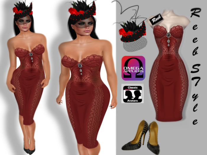 258-Reeb STyle Eliza Red Outfit