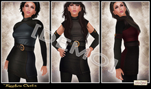 DEMO [V/W] Resolute - Fantasy/Sci-fi dress outfit, w/ separate skirt, top and accessories 