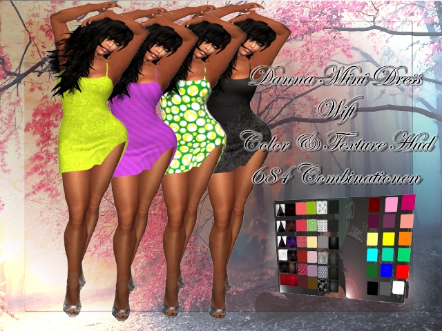 ::SA:: Danna Mini Dress wift textur Hud