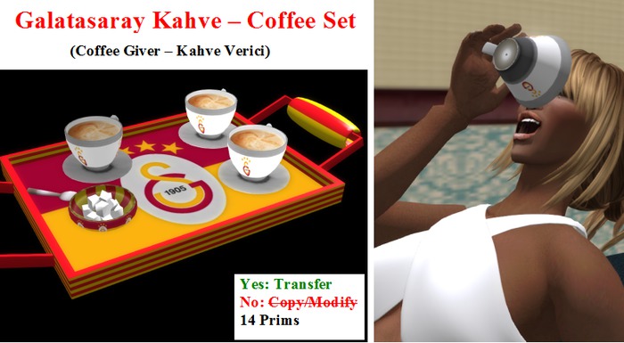 Galatasaray  Kahve - Coffee Giver Set Boxed