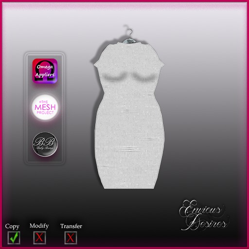 *E.D.* Cage Me ~ White ~ Shopping Tote (Add)