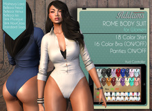 Addams "Rome" Body Mesh Shirt -Maitreya, Belleza, Slink #FATPACK