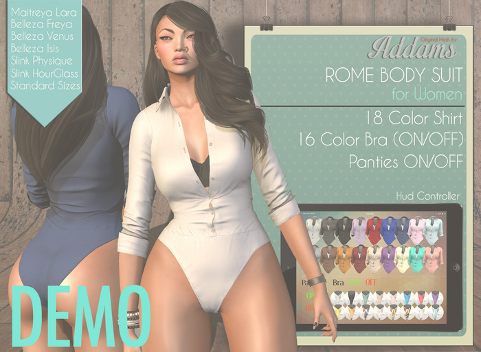 Addams // Rome Body Shirt // DEMO