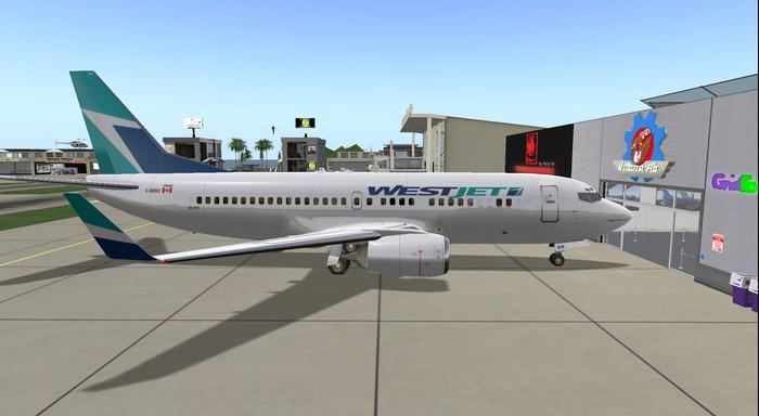 Paint D-737 (Westjet)
