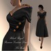 tbu black royal russian couture dress fitmesh sign