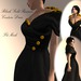 tbu black gold russian couture dress fitmesh sign