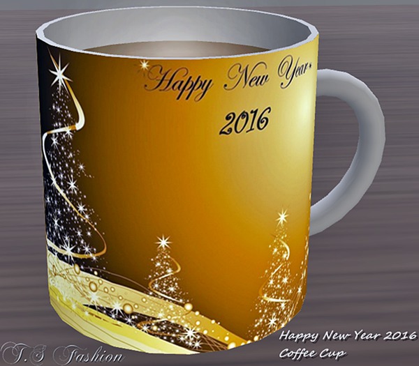 Happy New Year 2016 Coffee Cup