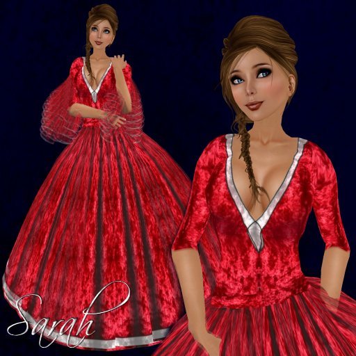 [K~*~S] Sarah - Gown - Ruby