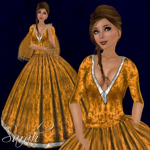 [K~*~S] Sarah - Gown - Gold