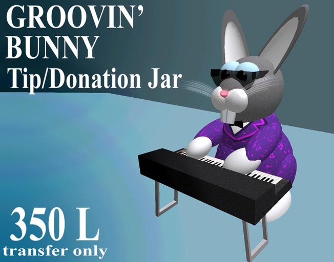 Groovin' Bunny  Tip Jar