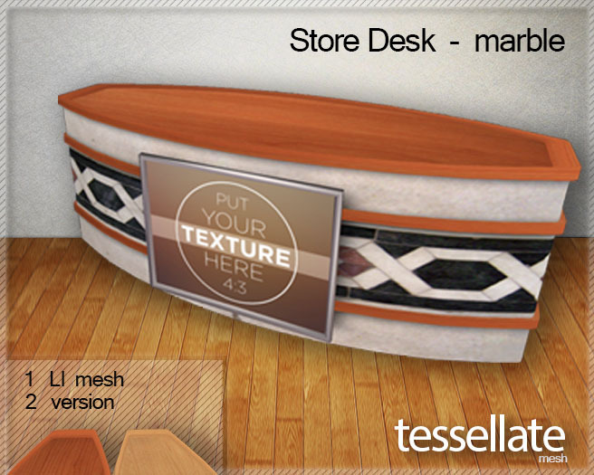Tessellate - Store Desk  -  Marble