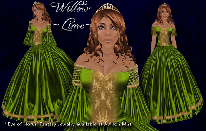 [K~*~S] Willow - Gown - Lime
