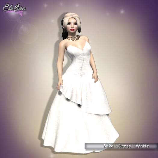 Eluzion * Mika Dress - WHITE **