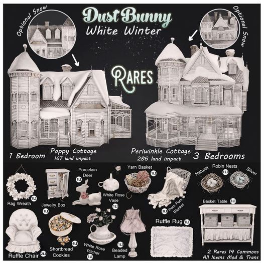 dust bunny . robin nest . silver . boxed