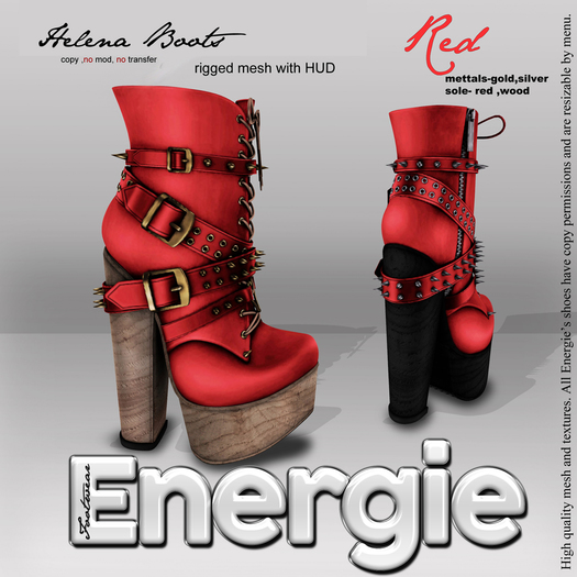 ..::Energie ::.. Helena Boots Red BAG