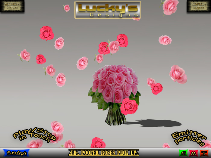 .:LD:. Poofer Roses Pink Up:.