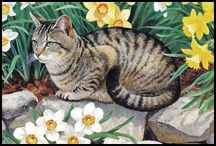 Tabby Garden Door Mat