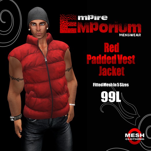 Empire Bag - Red Mesh Padded Jacket