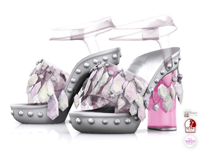 Garbaggio // Chandelier Platforms - Pink