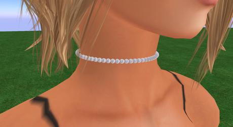 Second Life Marketplace - White Pearl Choker Necklace