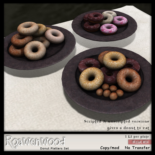 {RW} Donut Platters Set