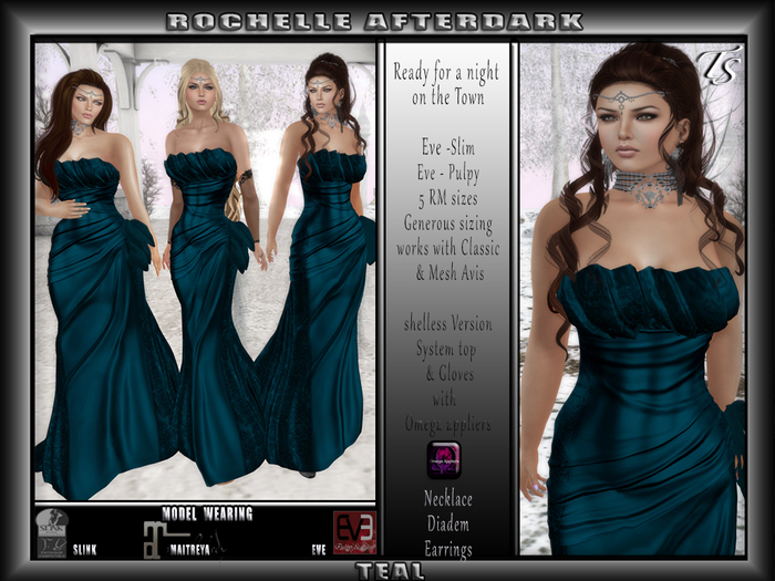 TS-Rochelle After Dark Edition- Teal