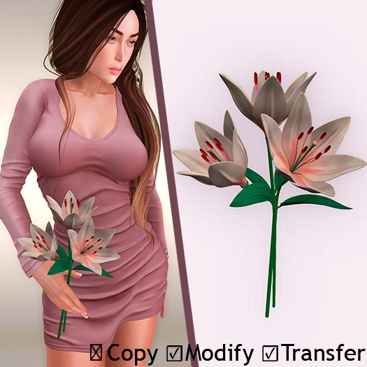 [Sweet Garden]  three lilies white