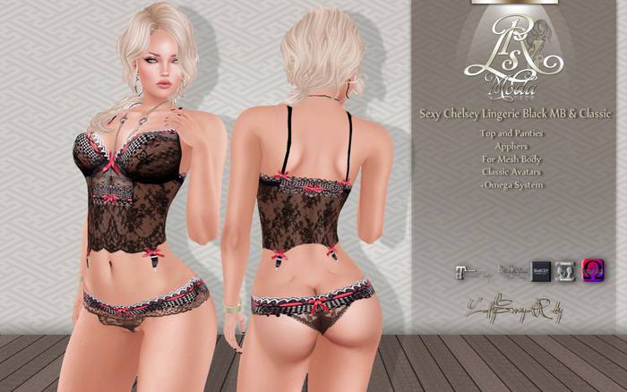 LSR - Sexy Chelsey Lingerie Black MB & Classic