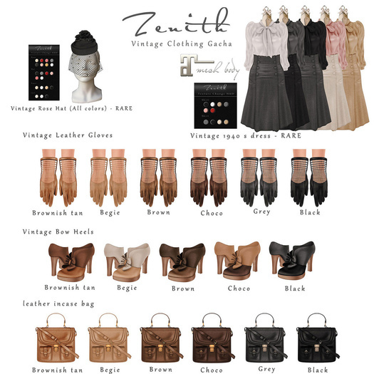 =Zenith=leather incase bag (Choco)