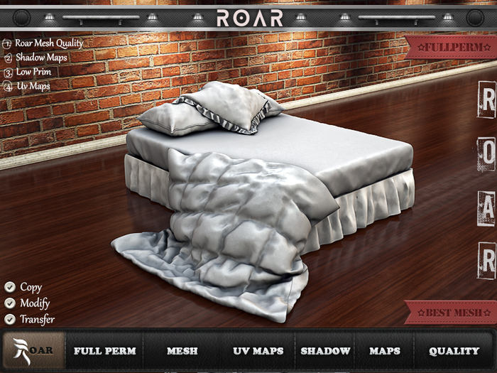 {::ROAR::} Fullperm Bed #2011
