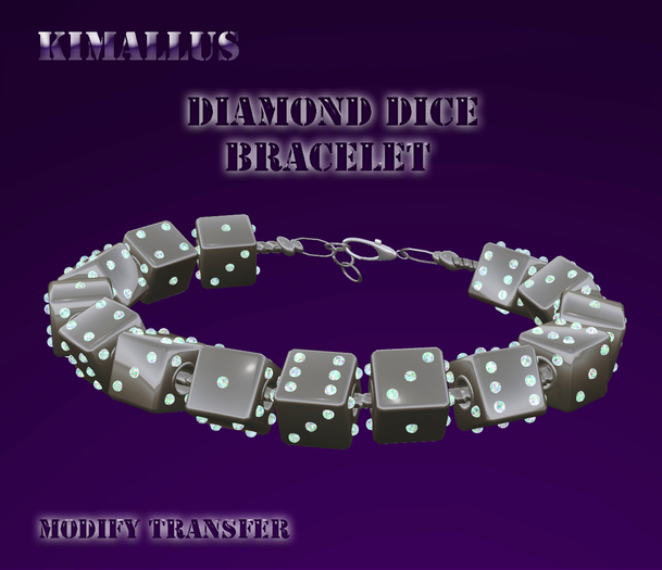 Diamond Dice Bracelet