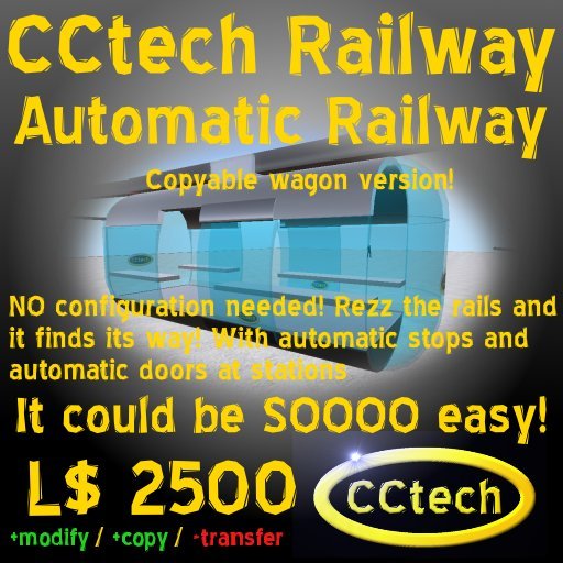 CCtech Suspension Railway - Copy version - Automatic Railway System - Train System