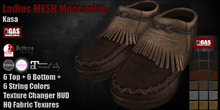 GAS [Ladies MESH Moccasins Kasa - 6x6x6 Colors with HUD] Demo