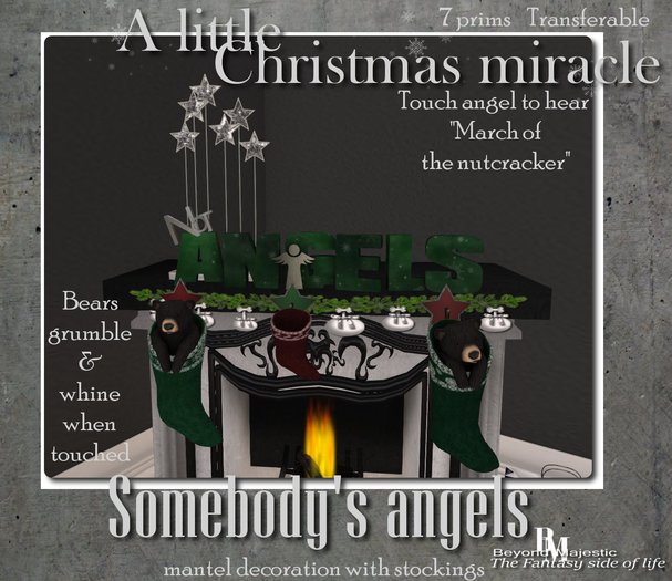 BM {Deco} A little Christmas miracle: Somebody's angels {Boxed}